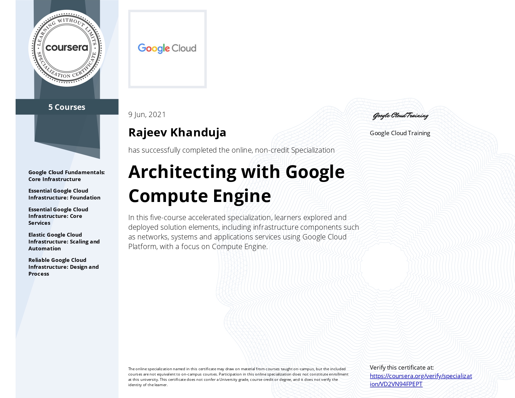 Architecting with Google Compute Engine