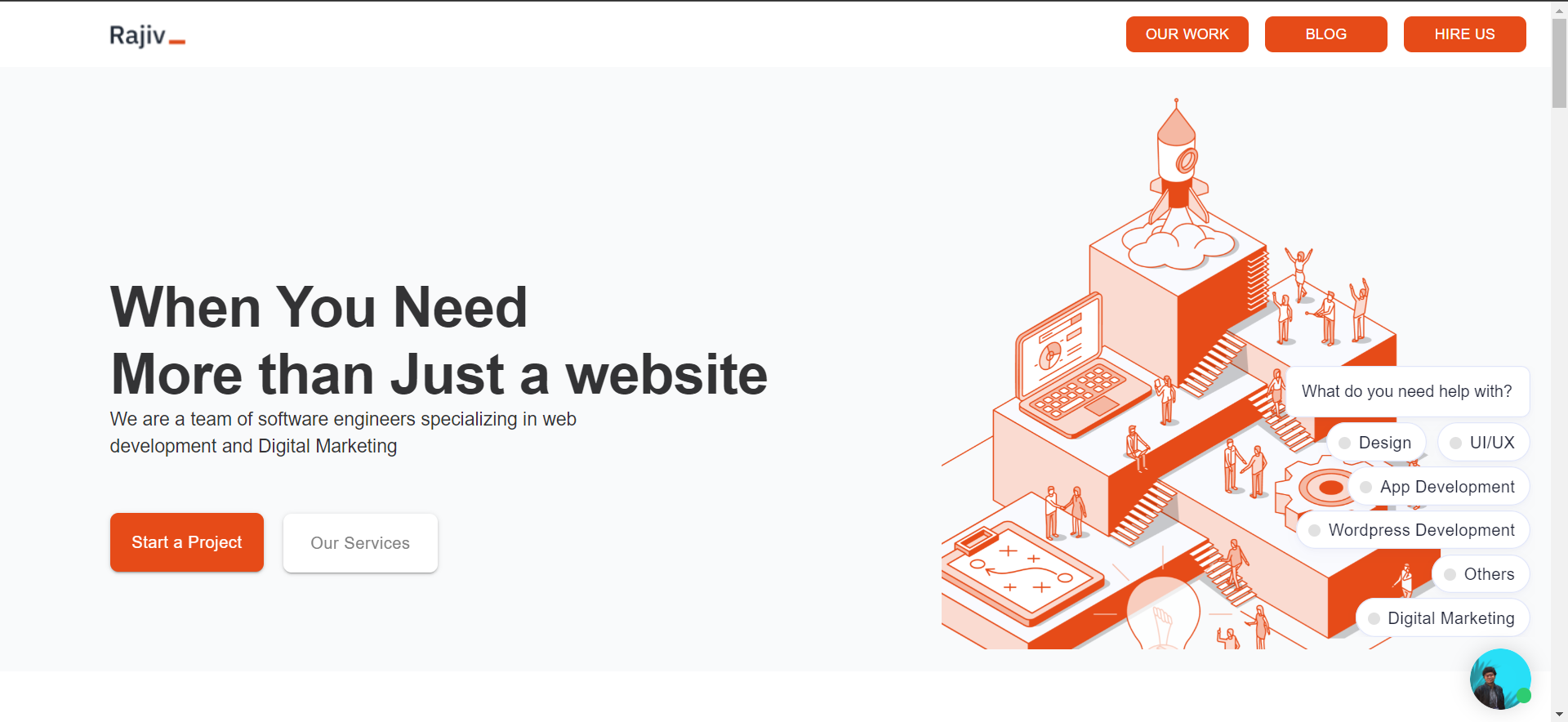 Freelance Company Website