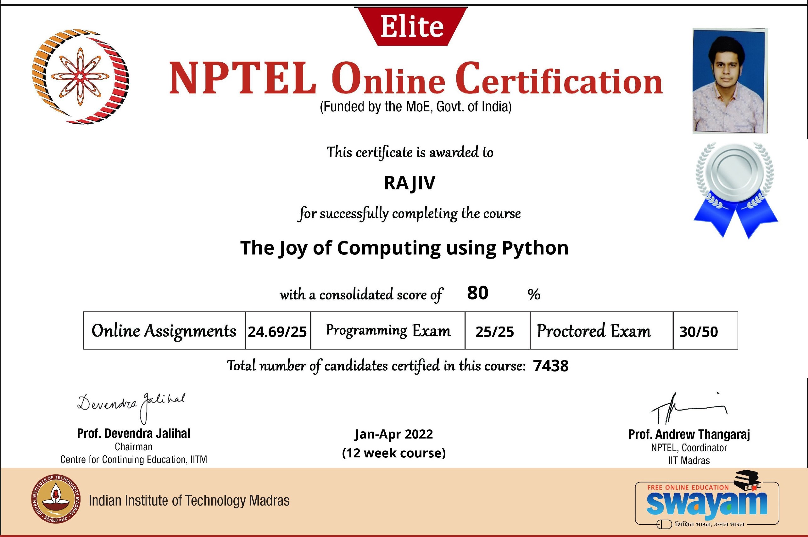 The Joy of Computing Using Python