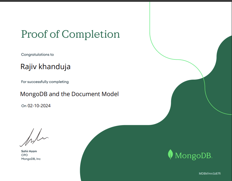 MongoDB and the Document Model