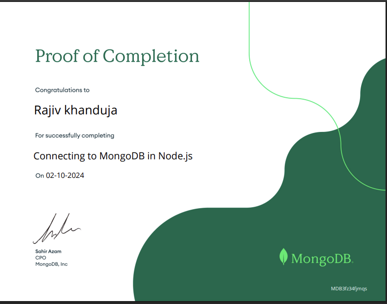 Connecting to MongoDB in Node.js