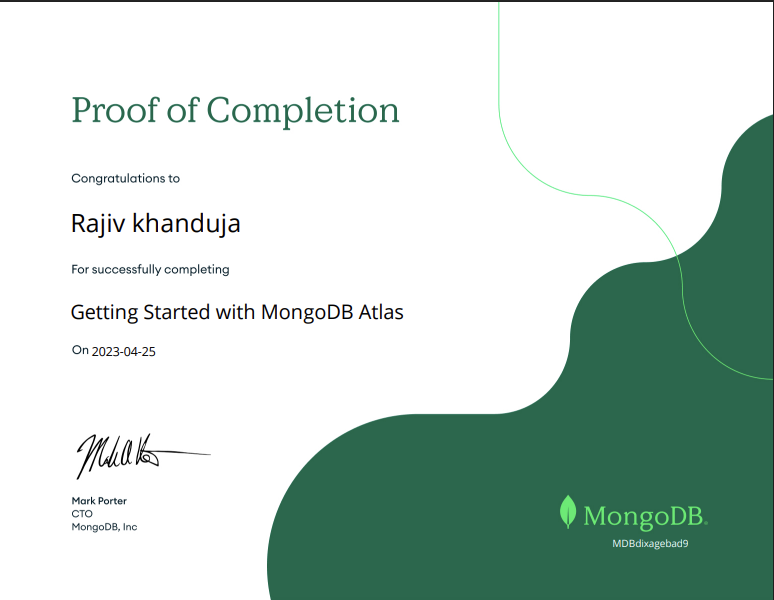 Getting Started with MongoDB Atlas