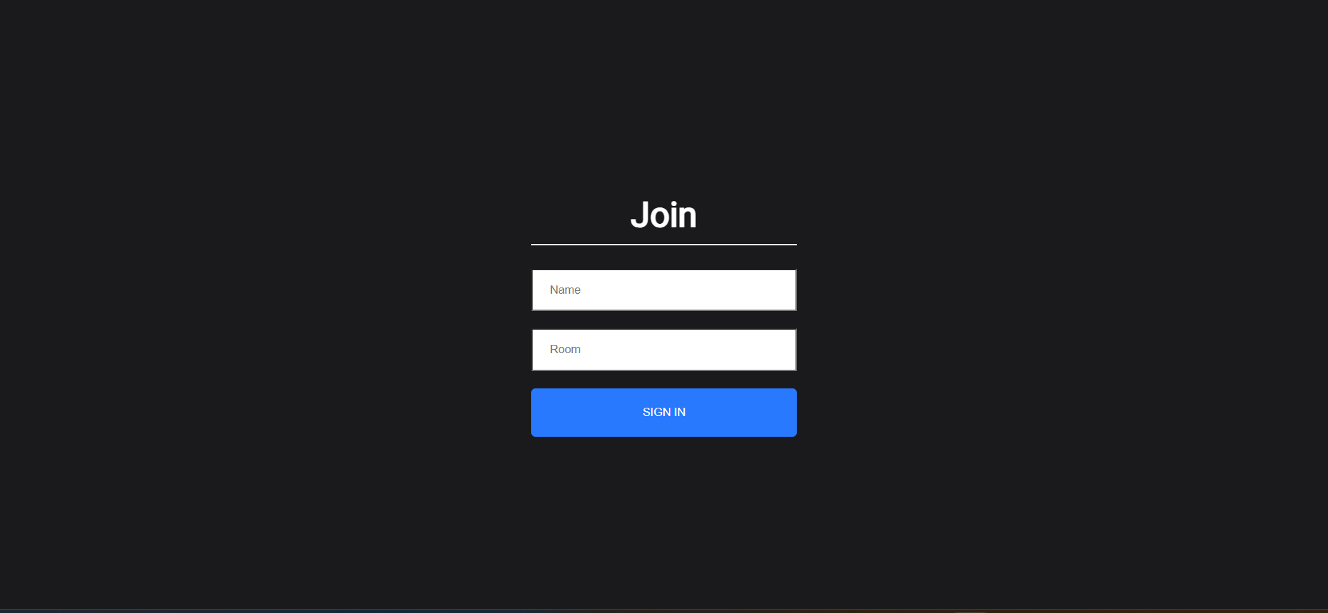 React Chat Application